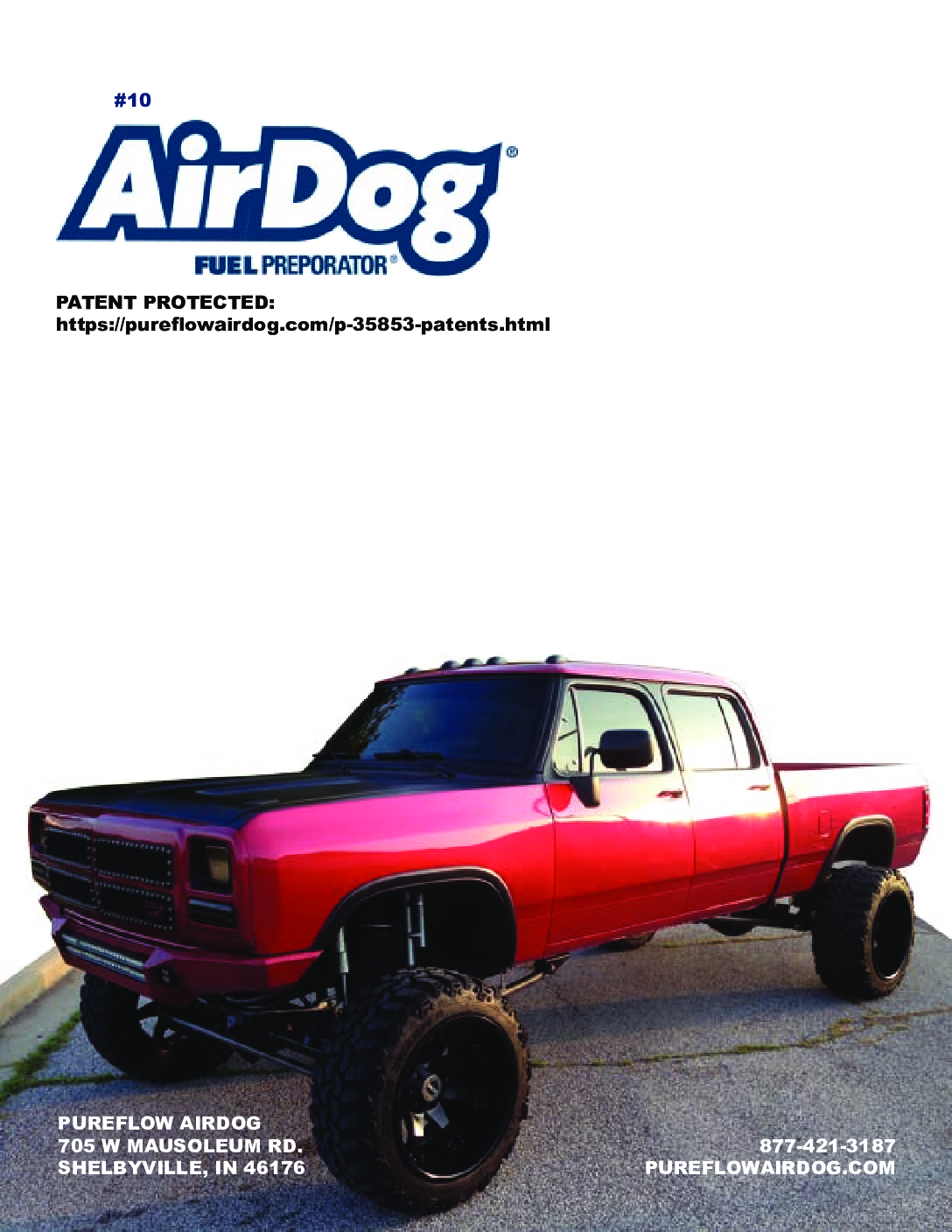 Airdog fuel preporator 1989-1993 CUMMINS
 INSTALLATION INSTRUCTIONS